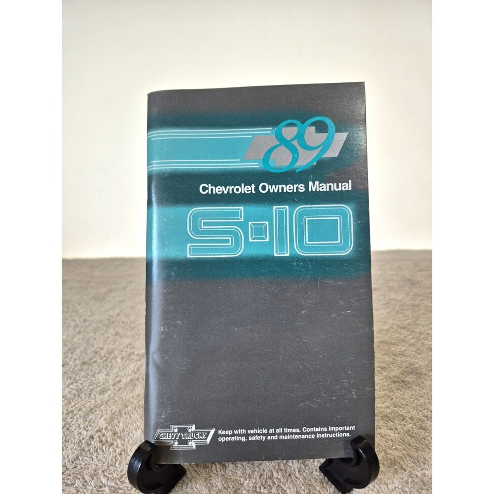 1989 Chevrolet S-10 Owners Manual Original OEM GM Chevy Truck S10 C-8908B